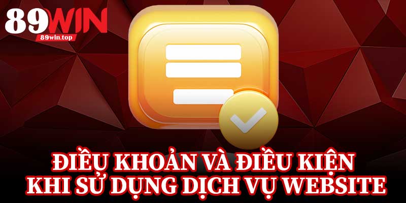 Điều Khoản Và Điều Kiện Khi Sử Dụng Dịch Vụ Website